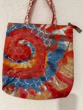 Hiroko Koshino Sac Colorful Art Tote Bag–Purchased in Japa –Museum Shop Style
